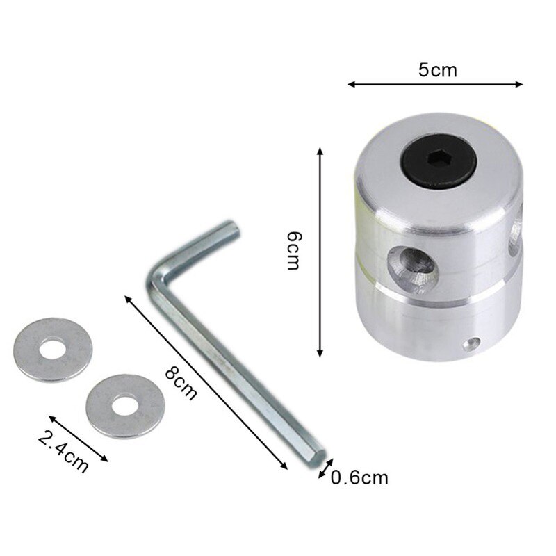 Grastrimmerkop van aluminium met 4 draden, bosmaaierkop, accessoires voor grasmaaiers, snijdraadkop voor vervanging van de strimmer