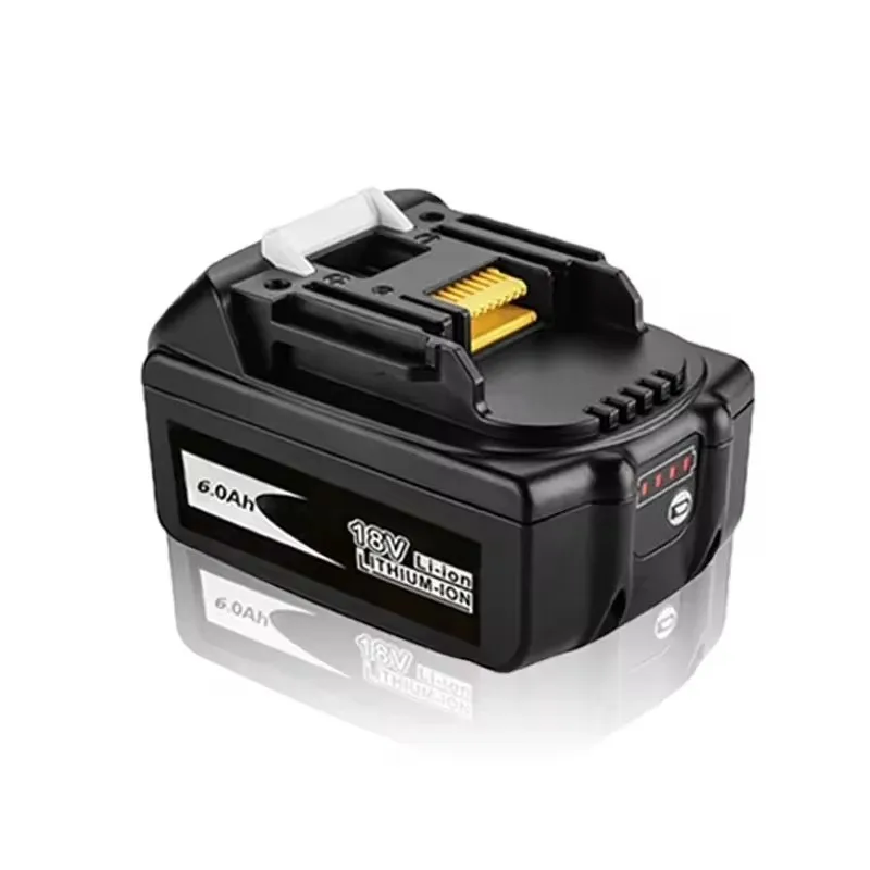 100% Original Makita 12AH for Makita 18V Battery BL1830B BL1850B BL1850 BL1840 BL1860 BL1815 Replacement Lithium Battery: green