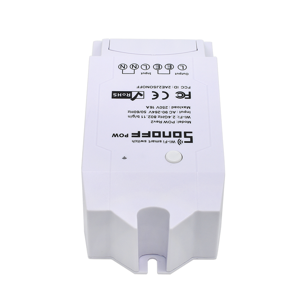 Sonoff POW R2 Wifi Switch Power Consumption Measurement Real Time DIY Timer for Smart Home Automation