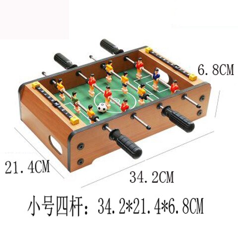 Mesa de fútbol de madera para niños, juegos clásicos de interior, juguetes educativos, Futbolines, Foosball BC50ZQ: Style1