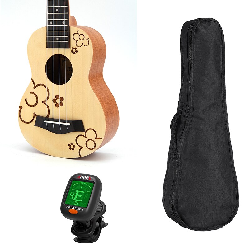 21 inch 15 Frets Soprano Ukulele Concert Tenor Uke 4 Strings Ukelele Mini Guitarra Hawaiian Guitar Acoustic Musical Instruments: E2