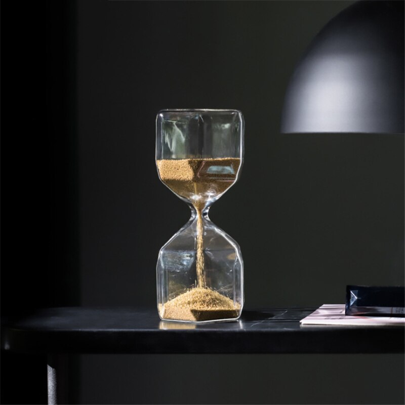 Nordic Simple Sand Hourglass Timers Bedroom Study Office Hotel Living Room Modern Decoration Glass Hourglass Accessories