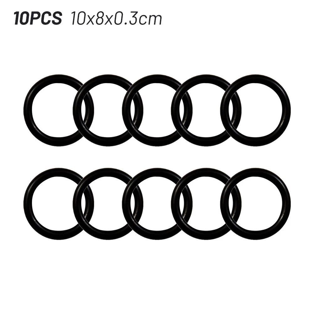 O-Ring 10X8X0.3Cm Voor Karcher Sc Lance Slang Nozzle Reserve O-Ring Siliconen washer Sanitair Seal Sanitair Seal Rubber Ringen 1.8Mm