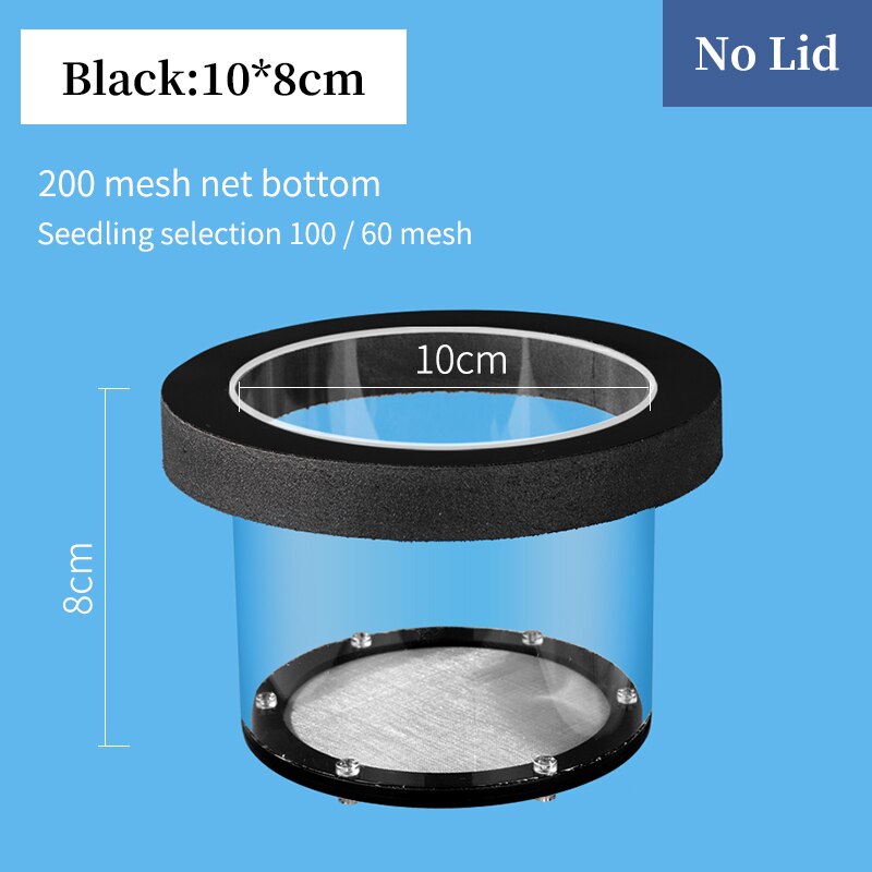 Suspended Fish Tank Breeding Isolation Box Transparent Acrylic Aquarium Incubator Multifunctional Spawning Room Fish Supplies: GRAY