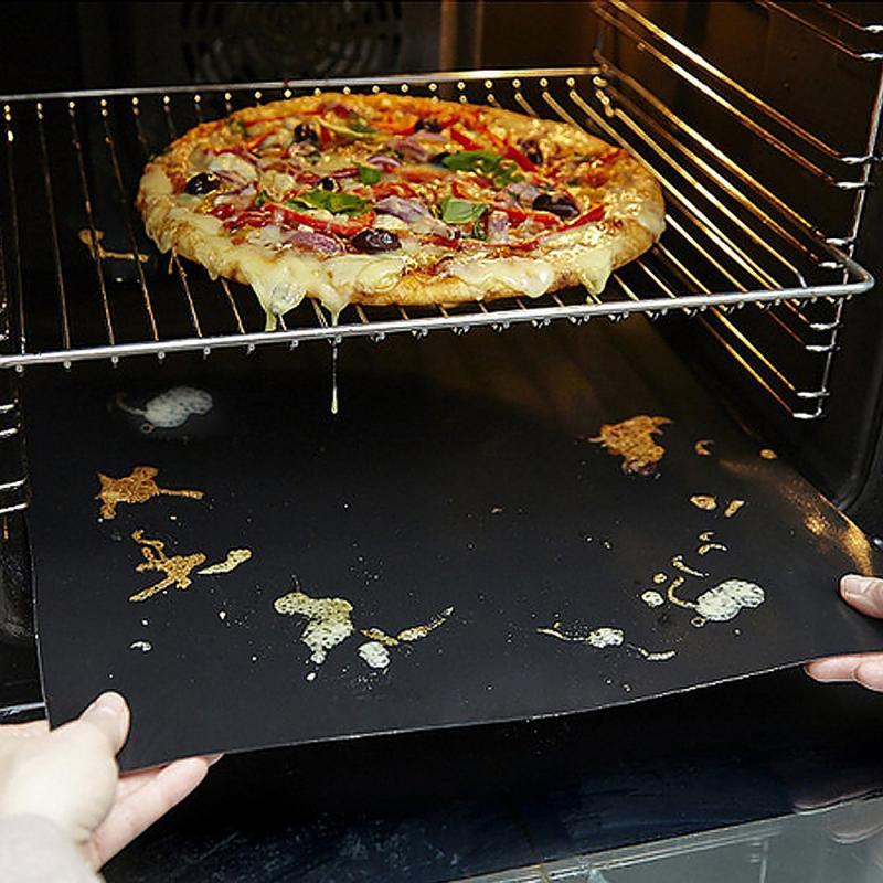 2pcs Reusable Non-Stick BBQ Grill Mat Pad Barbecue Baking Pad Reusable Cooking Plate 40*33cm For Party Grill Mat Tools