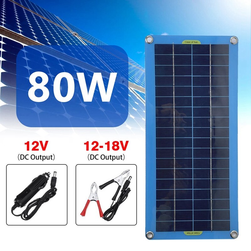 Solar Panel 300W 12V Dual USB Output Solar Cells Monocrystalline Solar Panel For Car Yacht Battery Boat Charger