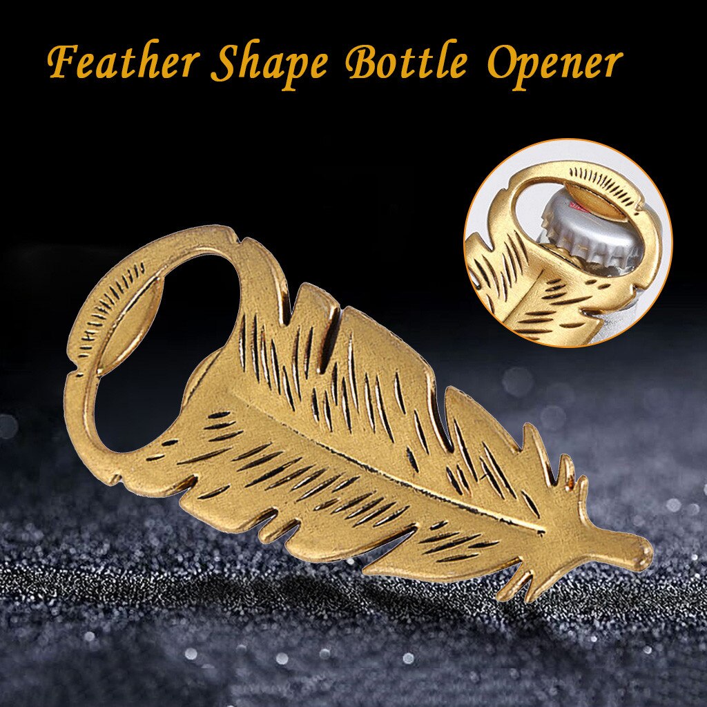 1PC otwieracz robić butelek samolot pióro kształt Soda szklana czapka piwo Palma Bryza otwieracz robić butelek na ślub narzędzie kuchenne złoty kolorowy prezent