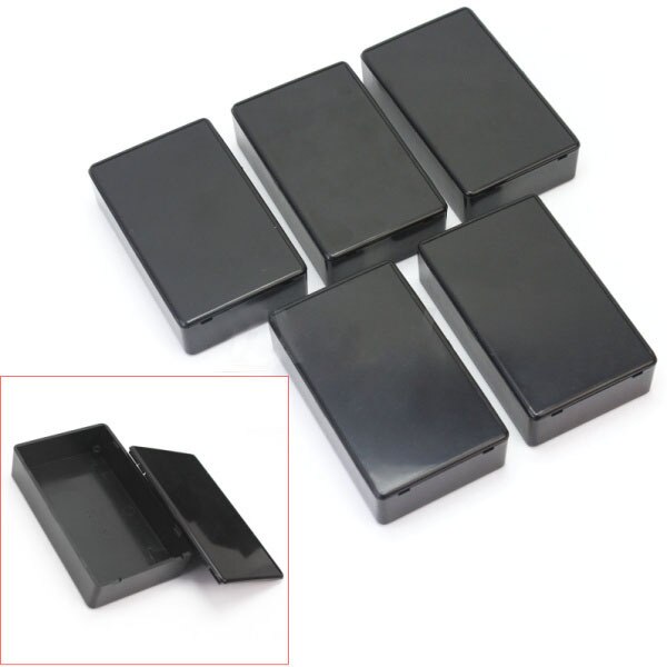 Caja de proyectos de bricolaje, carcasa de plástico para electrónica, caja de conexiones pequeña para escritorio, 100x60x25mm, Abs