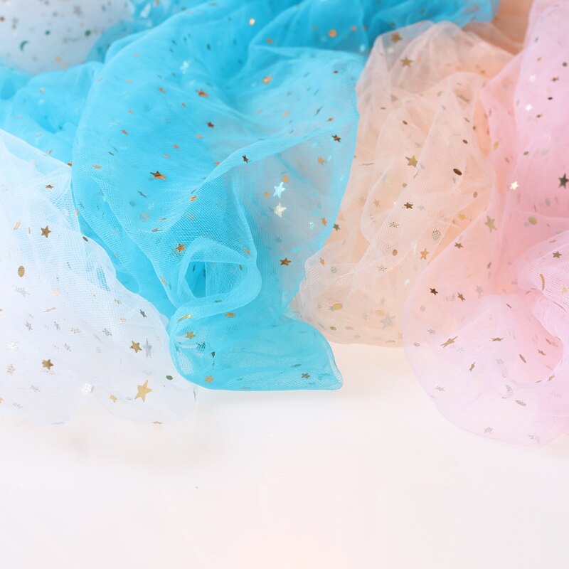 Fil à filet tissu pour photos | Fil d'étoile bourgeon d'écran en soie, tissu pour accessoires de photo, tissu à paillettes