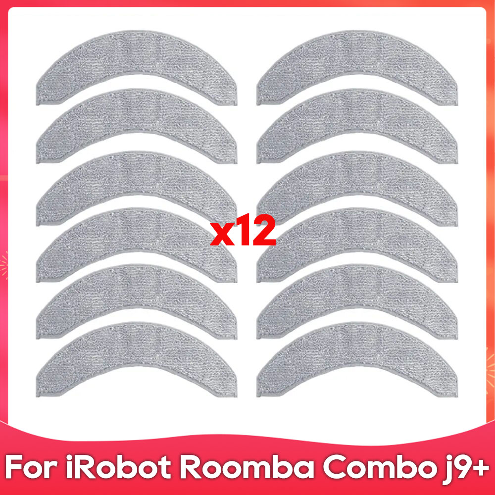 Compatible con ( iRobot Roomba Combo j7+, j9+, 10 Max ) Cepillo lateral de rodillo, filtro, paño de fregado, bolsa de polvo, accesorio para aspiradora robótica.: Castaño