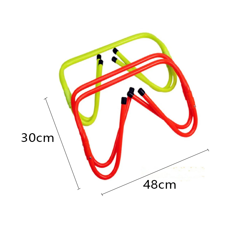 Hindertrening fotballhekk smidighet utendørs justerbar høyde utstyr fotballstall lagøvelse stigestativ