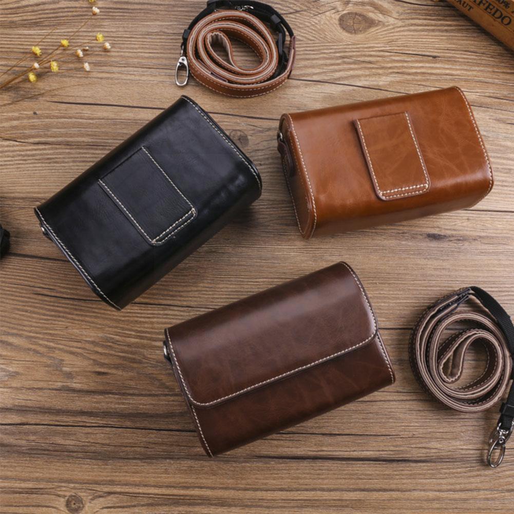 Retro Camera Leather Case Bag For Micro single SONY IV V VII VI HX30 HX80 HX60V HX50 RX100 HX20 VA HX90 HX90V HX99 III HX95 A9J6