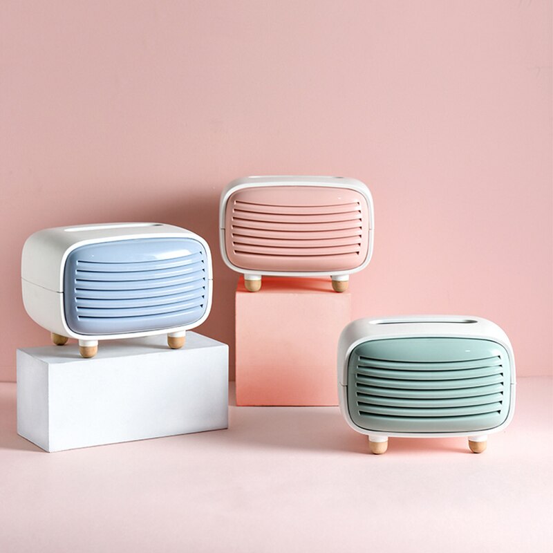 Tissue Box Imitation Radio Paper Drawer Box Simple Paper Towel Storage Box