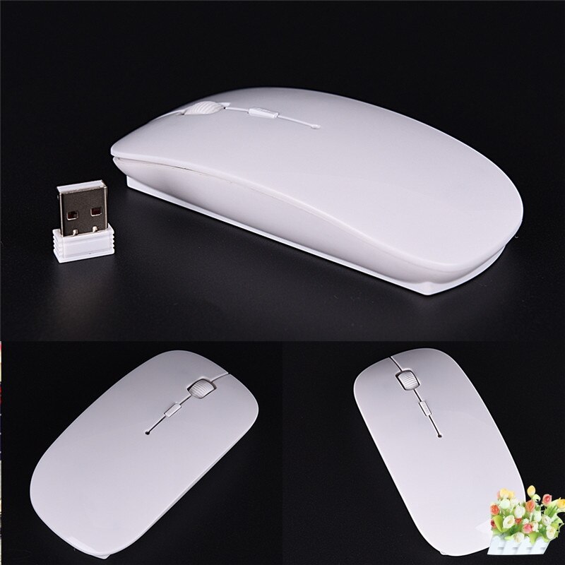 USB Optical Wireless Computer Mouse 2.4G Receiver Super Slim Mouse For PC Laptop Desktop Souris Sans Fil