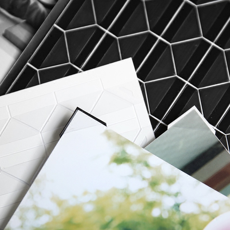 612 kpl/erä  (6 arkkia) tee itse värikäs valokuvakulmatarra leikekirjapaperi valokuva-albumikehys kuvakoristelu pvc-tarrat