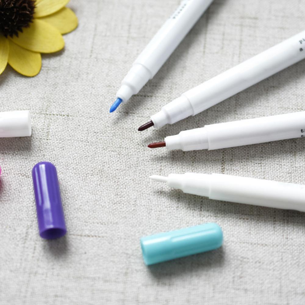 1PC Erasable Marker Water Soluble Pen Single Head Washing Vanishing Ink DIY Pen Pens Erasable Fabric Clothing R2C2