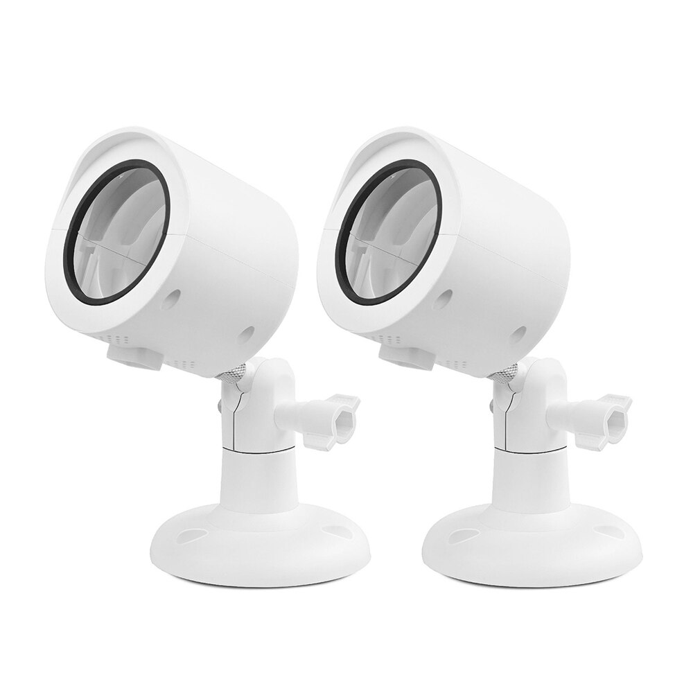 Soporte de pared resistente a la intemperie para YI Home soporte giratorio de 360 grados montado en cámara de pared para YI 1080p/720p Home Camera: 2pcs white