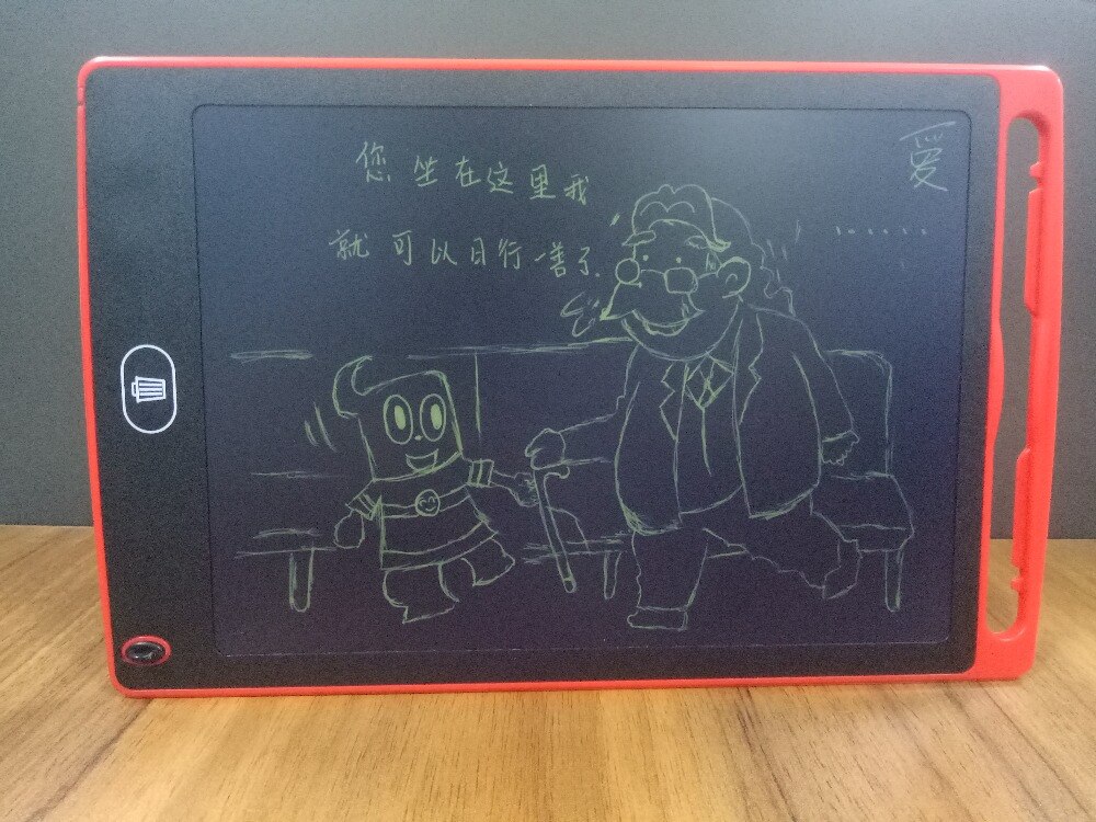 Elistooop Portable 8.5" Electronic Notepad Drawing Graphics Tablet Board Smart LCD Writing Tablet with Stylus Pen CR2016 Battery