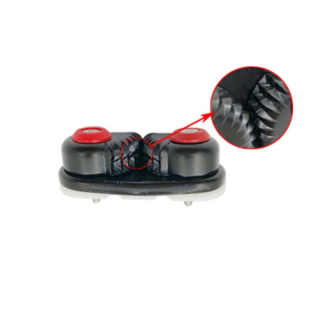 Nylon Boat Fast Entry Cam Cleat With Leading Rings Ball Bearings Rope Clamp Pilates Equipment Boat Cleats Kayak Marine Accessary