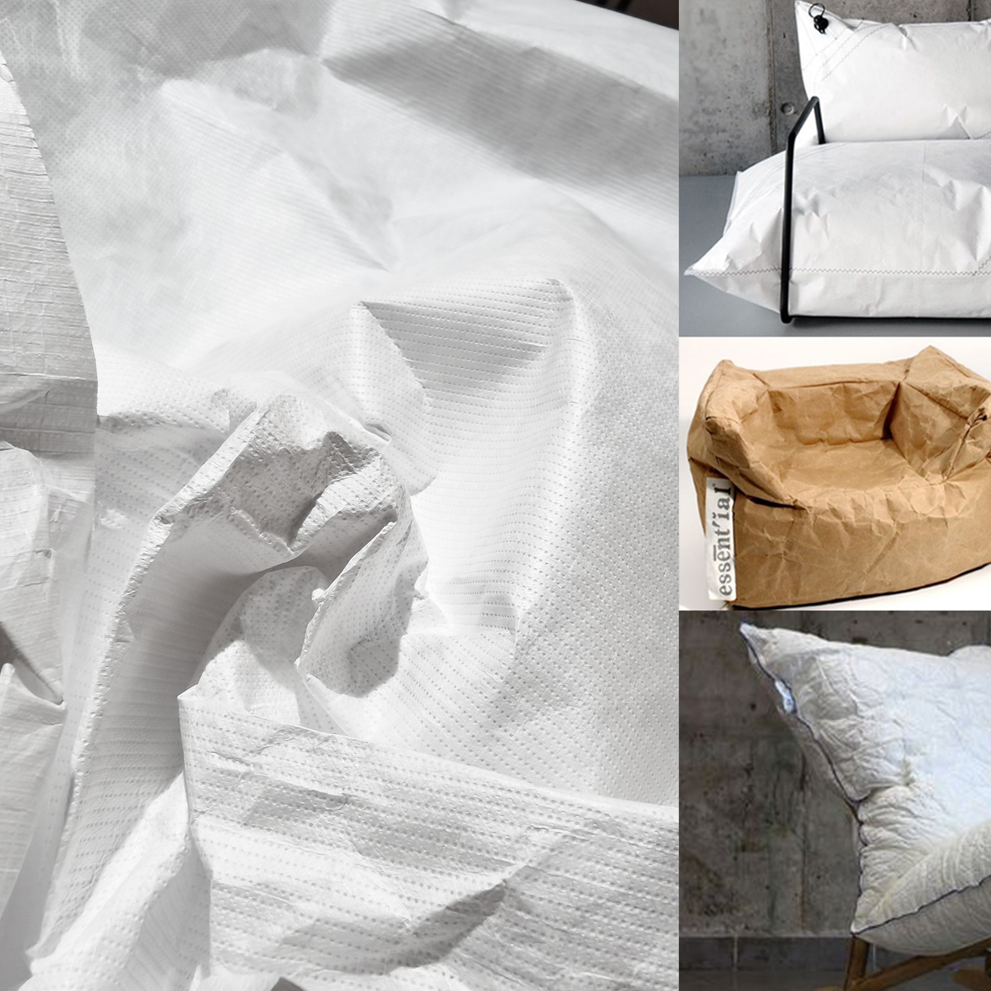 Tela de papel DuPont importada de 0,17mm/0,27mm, papel transpirable lavable Tyvek, tela de rasgada sin bolsa