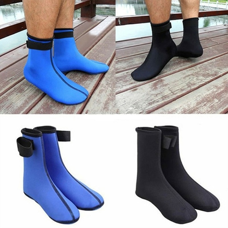 Neopreen Duiken Laarzen Zwart/Blauw Scuba Surfen Zwemmen Sokken Water Sport Snorkelen Duiken Sokken