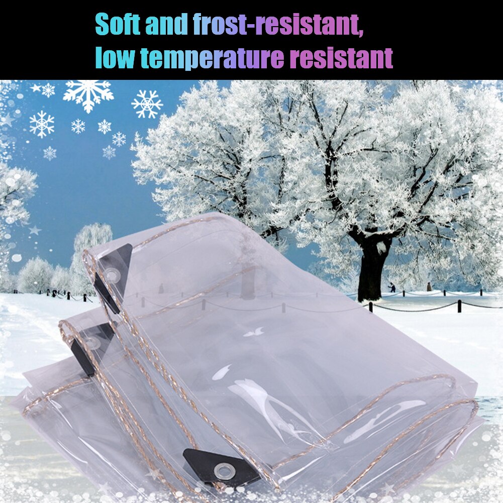 Regenbescherming kas buitenzeil anti-uv waterdicht transparant pvc tuinplant opvouwbaar balkon 0.4mm herbruikbare: 22m