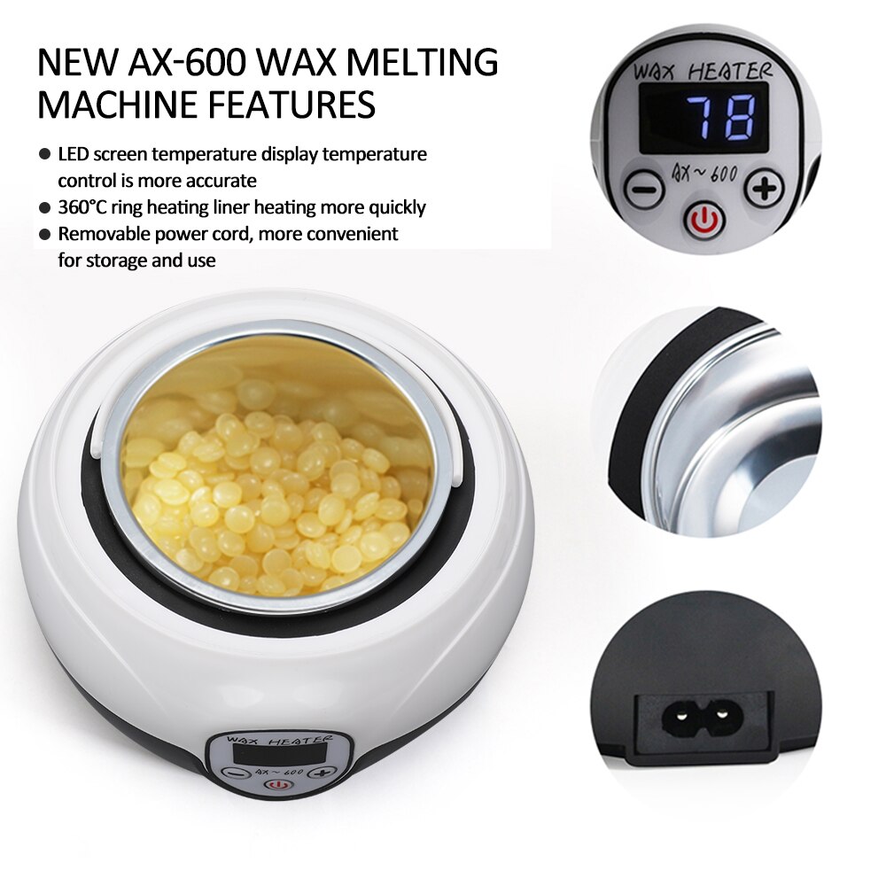 Ontharing Elektrische Wax-Melt Waxen Machine Heater Wax Warmer Parafin Epilator Hand Voeten Lichaam Spa Ontharing Sets waxen Kit