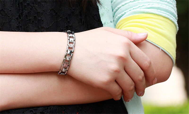 2020 nuovi Amanti Del Braccialetto anti-Fatica energia bilancia Delle Donne Degli Uomini Dei Braccialetti di 316L in Acciaio Inox Sano Dei Monili