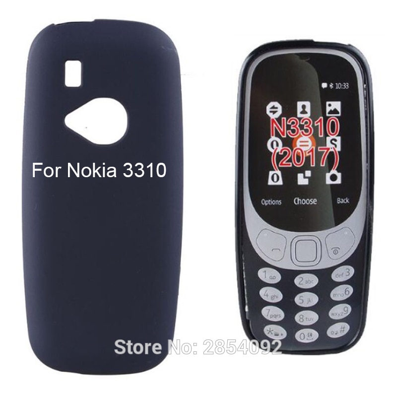 For Nokia 3310 Case Ultra Thin black matte TPU Gel Skin For Nokia 3310 2.4-inch Dual SIM Phone Protective Silicone Cover