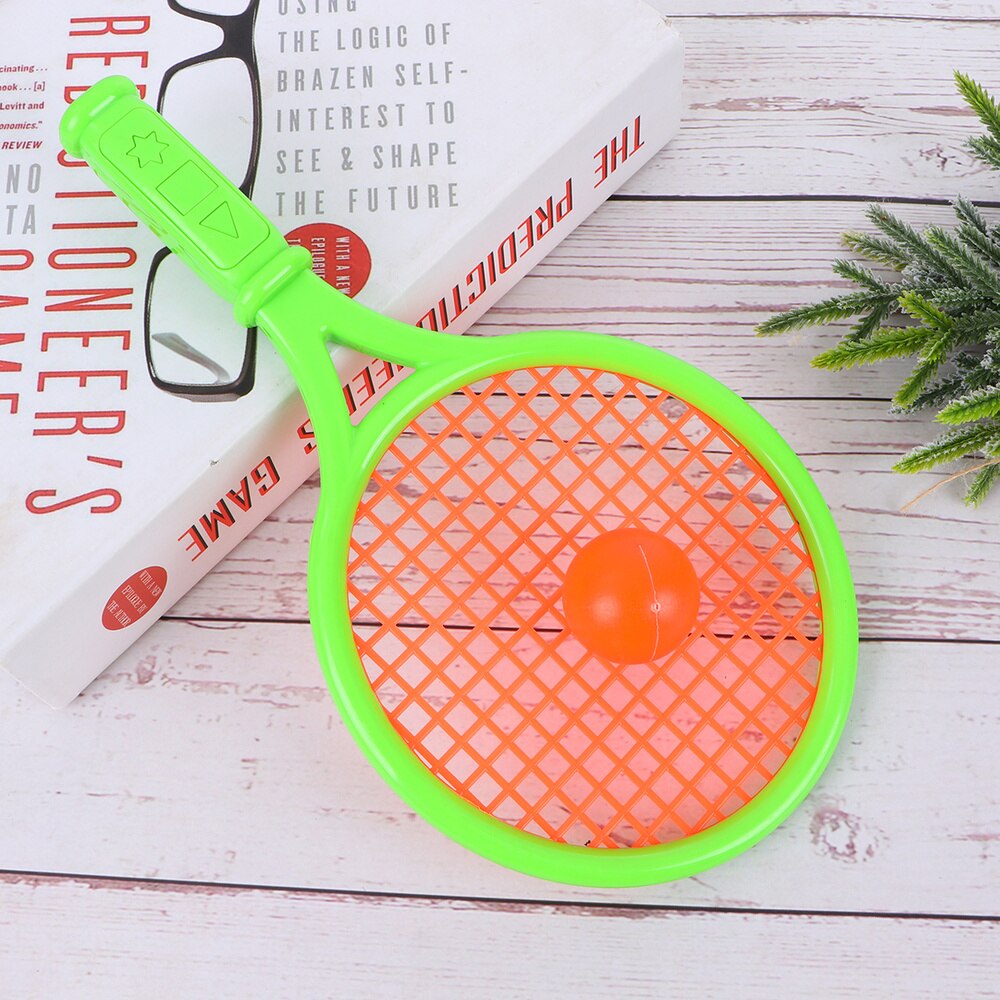 1 Paar Kinderen Tennisracket Kids Badminton Rackets Spel Rekwisieten Voor Kleuterschool Basisschool (Grootte Willekeurige Colo