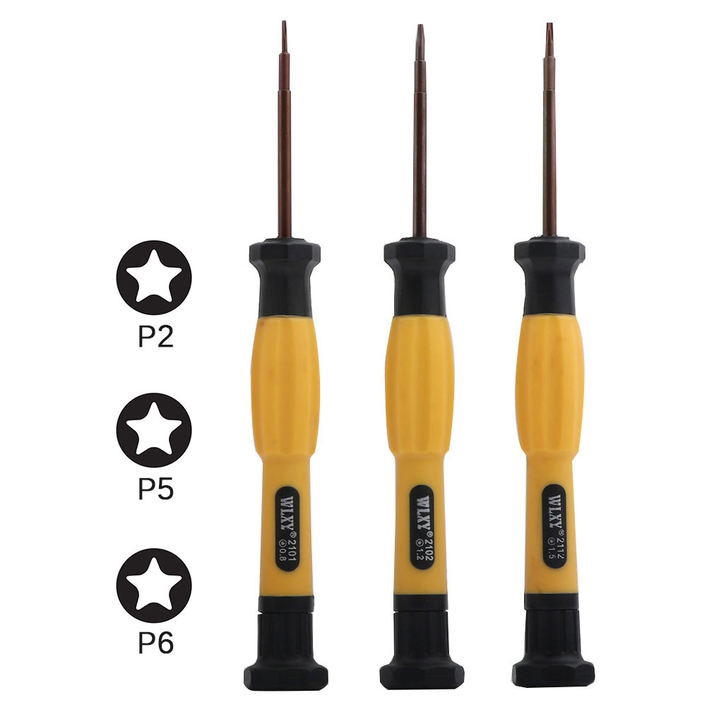 P2 P5 P6 Pentalobe Schroevendraaier Set 0.8Mm 1.2Mm 1.5Mm 5 Punt Schroevendraaier Voor Iphone Macbook Pro Air retina Laptop Reparatie Tool: P2 P5 P6 Screwdriver