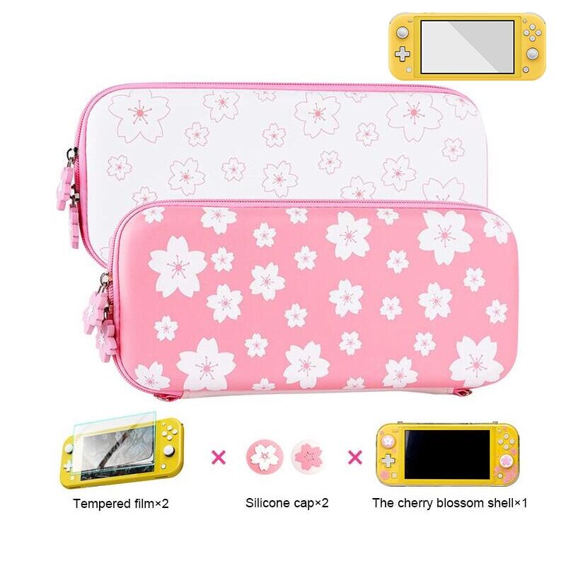 DATA FROG Cute Cat Paw Bag For Compatible-Nintendo Switch Console Hard Portable Travel Carrying Case For Switch Lite Accessories: For NS lite 12