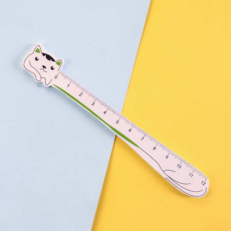 1Pcs Wooden Ruler Cartoon cat painting measuring S... – Vicedeal