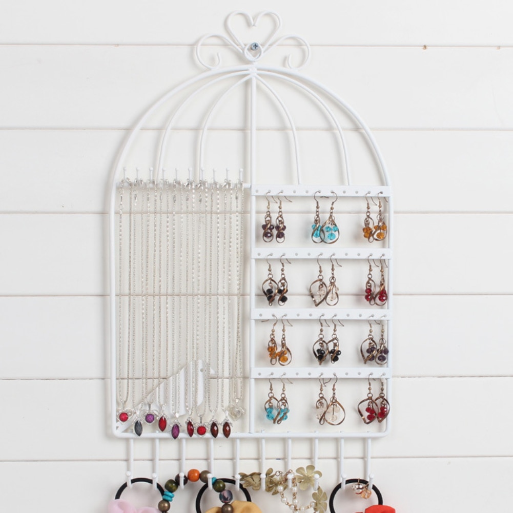 Suporte de joias em forma de pássaro, 20 ganchos de bijuterias, rack, colar, organizador de pulseira, suporte de exibição, bijoux/joyeros, organizador de joya