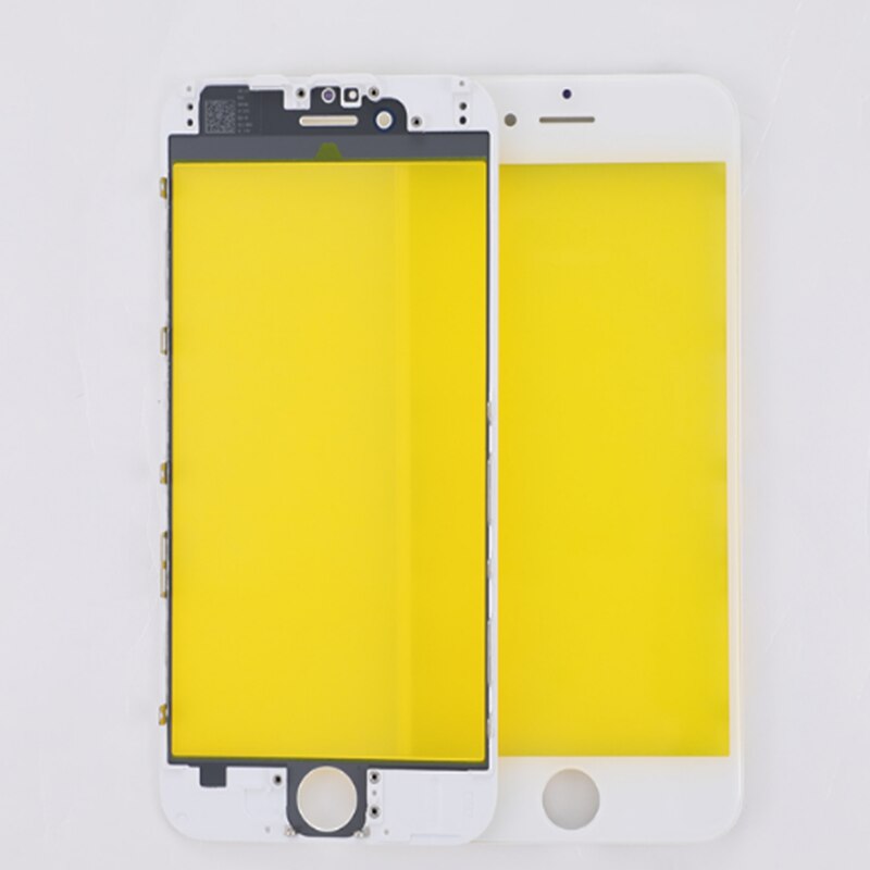 100% Unused Touch Panel Replacement For iPhone 5G 5S 6G 6S 6Plus Front Outer Screen Glass Lens With Frame Bezel Repair parts