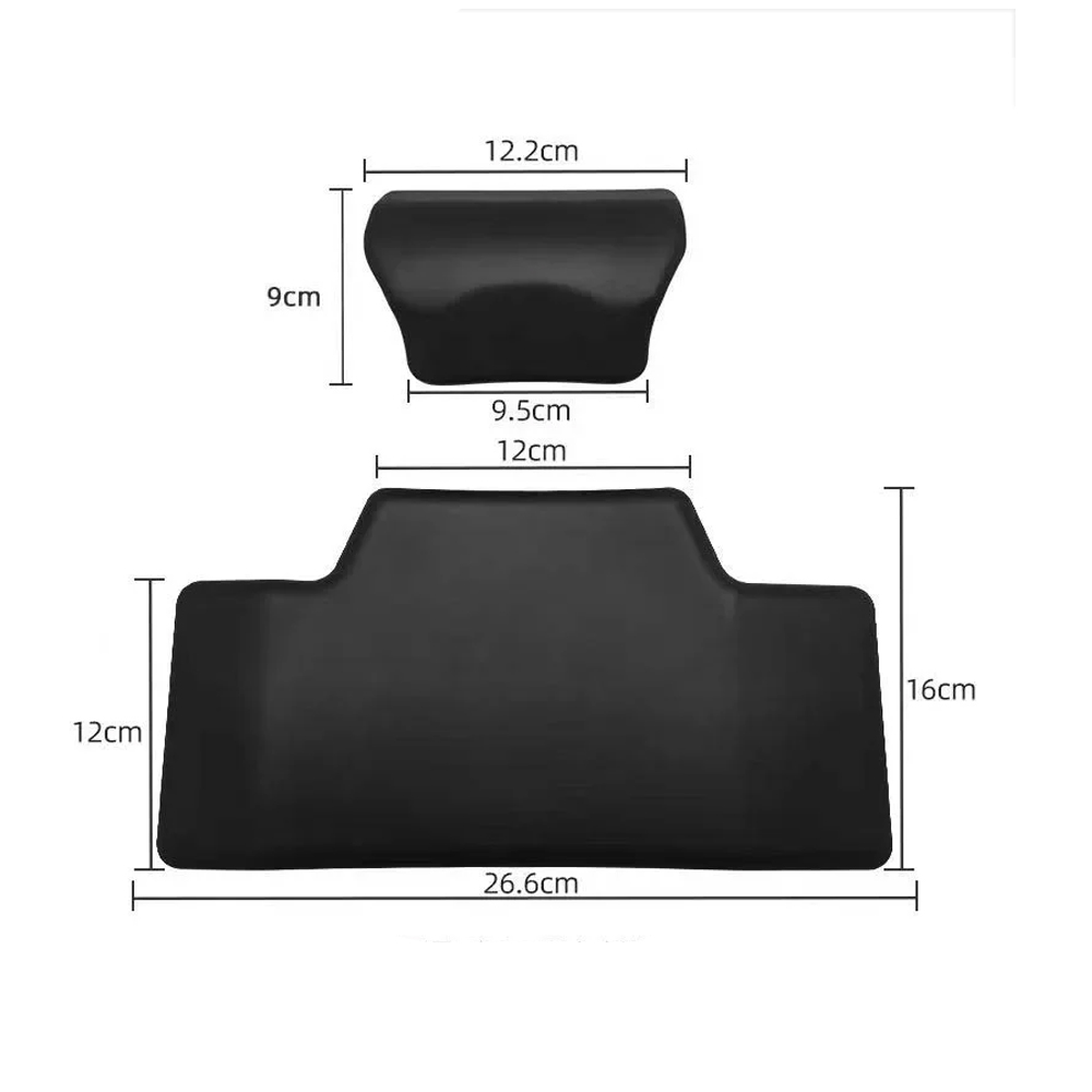 Respaldo negro para motocicleta, funda superior trasera suave, accesorios de modificación de cojín, almohadilla trasera Universal de fácil instalación para pasajero: Default Title