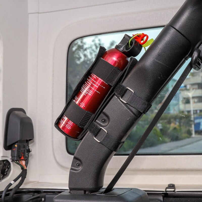 Yccpauto 1 sæt oxford klud styrtbøjle ildslukker holder til jeep wrangler tj yj jk cj biltilbehør