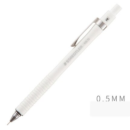 Staedtler farve automatisk blyant 1 stk 925 75 lav tyngdepunkt tegning pen 0.5mm studenter stang aktivitet blyant maleri værktøj: Perlehvid