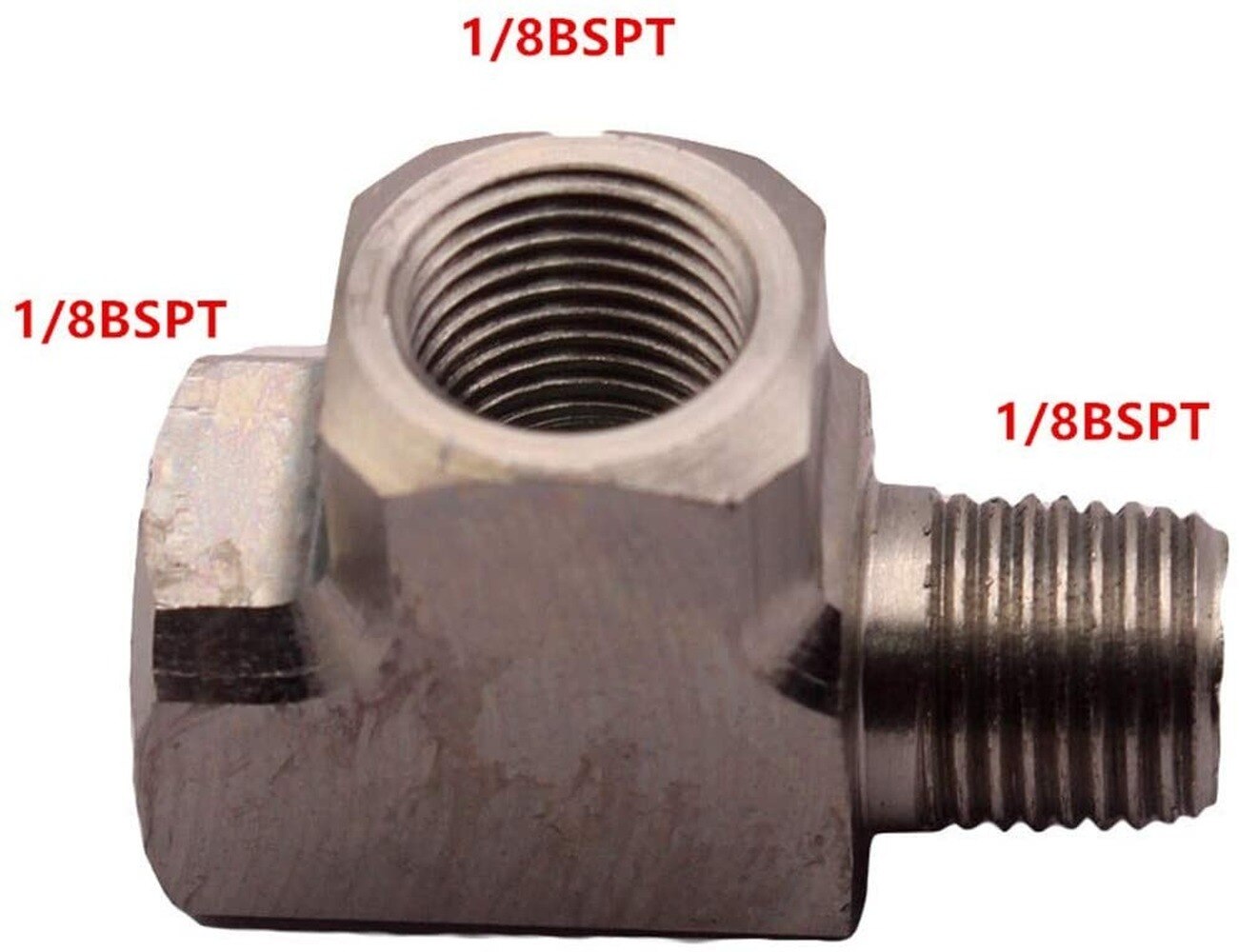 1/8"BSPT Npt Tee Connection For Universal Air-Oil Water Pressure Sensor Gauge