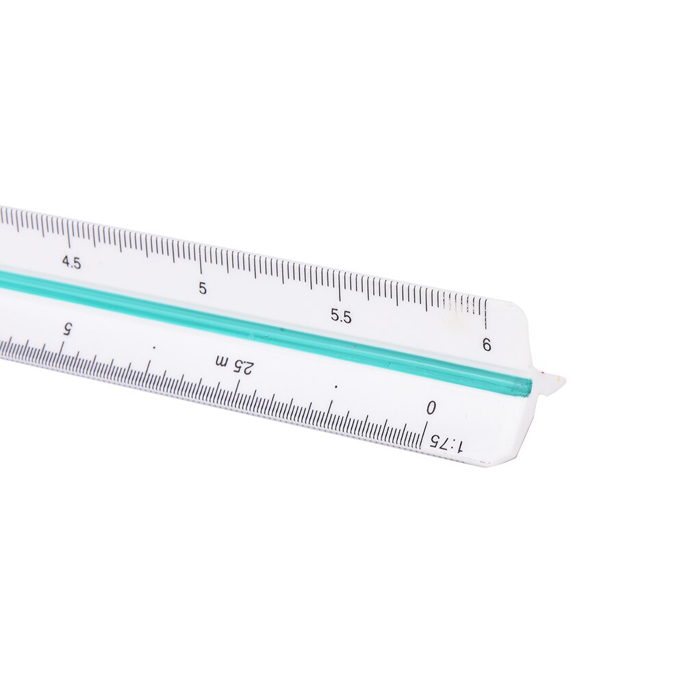 Plastic Triangular Scale Ruler Measurement 1PC