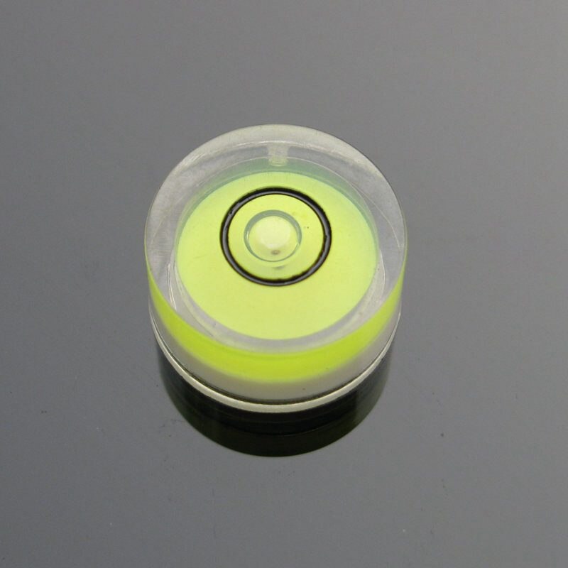 HACCURY 12*6mm Plastic Universal level Circular Mini bubble level bubble spirit level measurement instrument