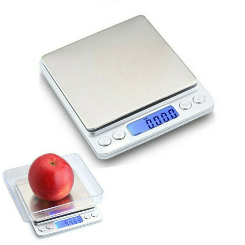 0.01-500g Kitchen Scales USB Charge LCD Electronic Scale Mini Precision Grams Weight Balance Scale Cooking Baking Measure Tool