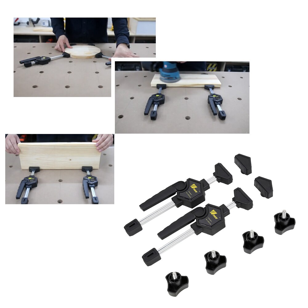 NE Woodworking Clamp Fixture Desktop Clip Set Practical Woodworking Tool