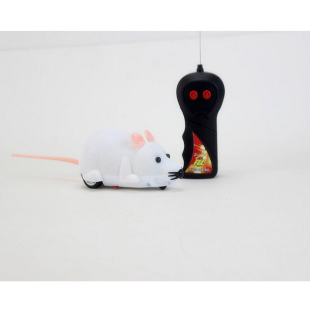 Haustier Katze Spielzeug Interaktive Elektrische Maus Mit kabellos Fernbedienung Maus Spielzeug Elektronische Spielen Spielzeug Kind #15: Weiß