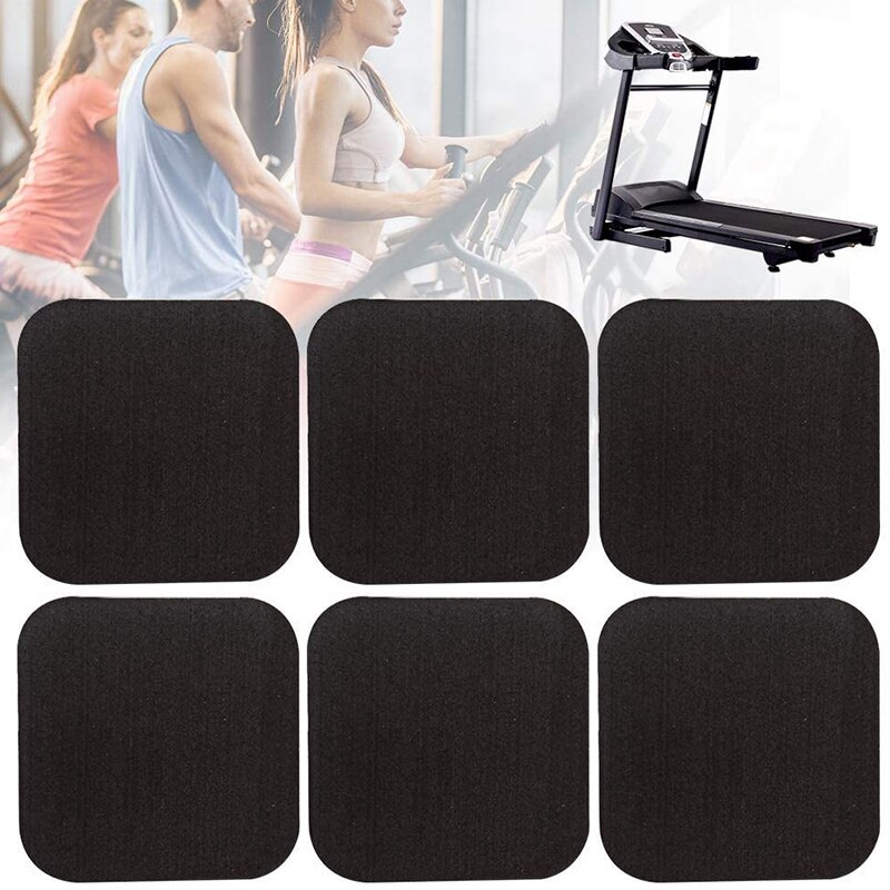 Loopband Mat, Rubber Vloermat, Fitness Apparatuur, Geluidsisolatie En Warmte-isolatie Mat, Gym Thuis Zwart