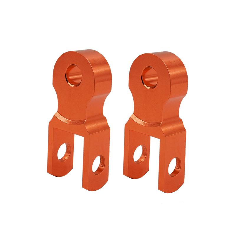 2 Pcs Motorcycle Booster General Motorcycle High Shock Absorber Booster Shock Absorber: Orange