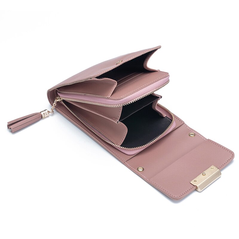 Spring and summer ladies wallet Korean version of multifunctional large capacity storage zipper shoulder bag sal