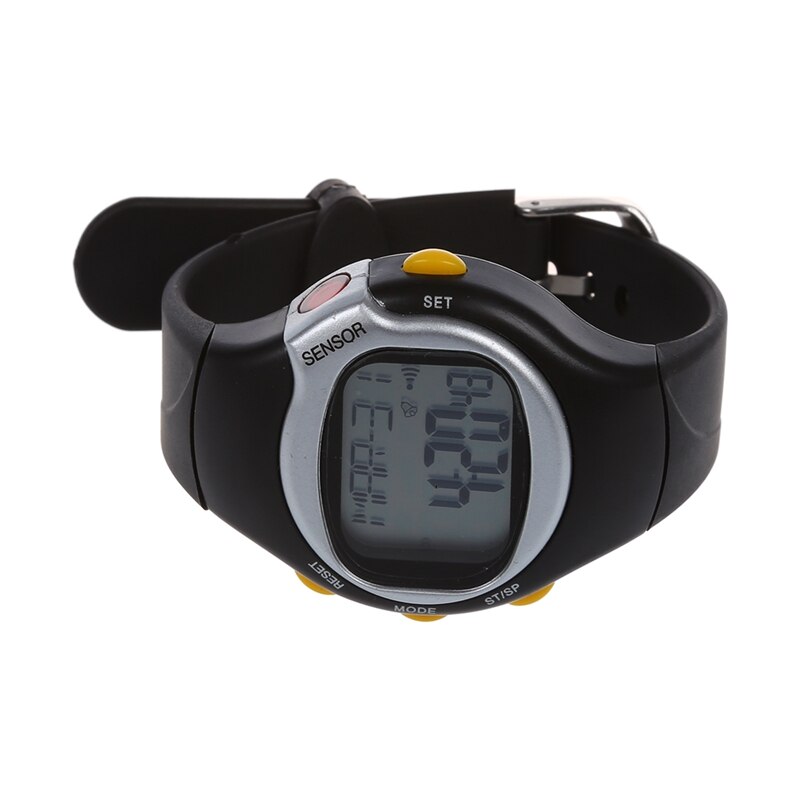 Sport Pulse Heart Rate Monitor Calories Counter Fitness Wrist Watch Black: Default Title