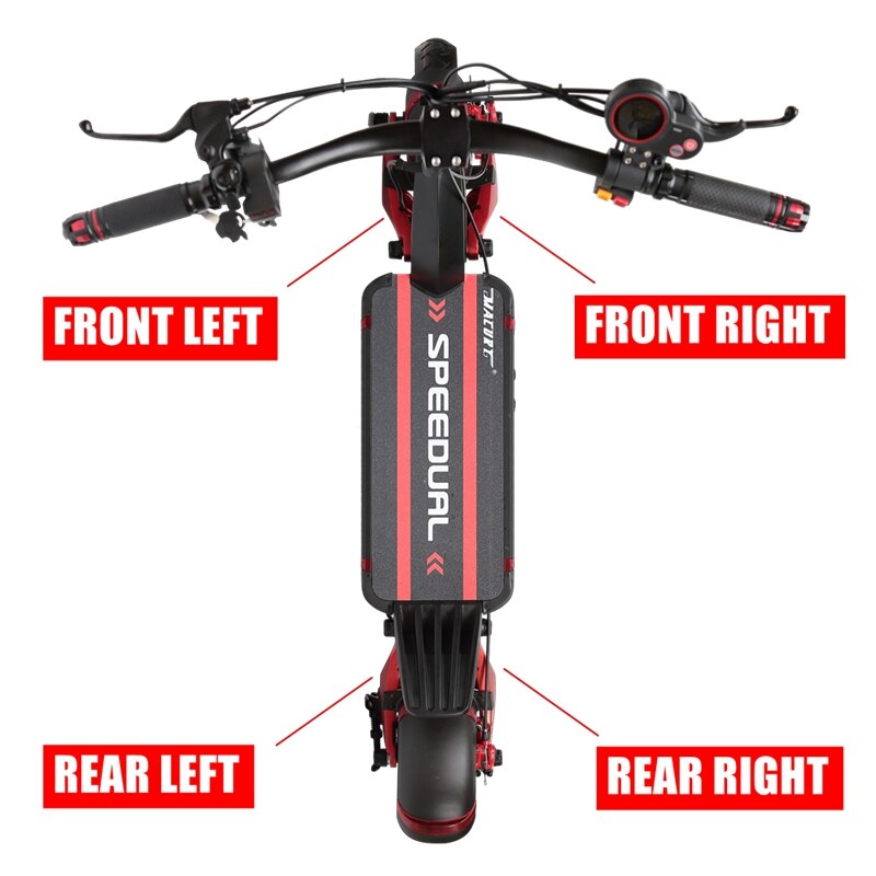 Braço dianteiro & braço traseiro para speeduplo mini plus & zero 8x 10x 11x scooter elétrico peças de reposição originais garfo dianteiro braço oscilante traseiro