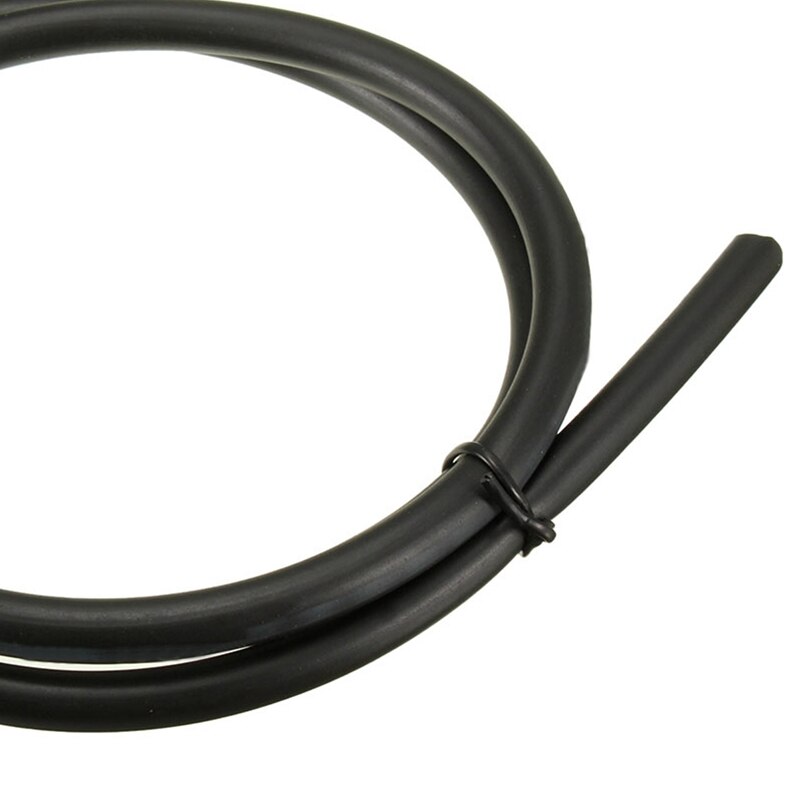Motorcycle Fuel Line Petrol Pipe 5mm I/D x 8mm O/D 1m Long Black